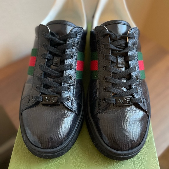 Gucci Women’s ace sneakers size 38 (US 8) - Picture 1 of 7